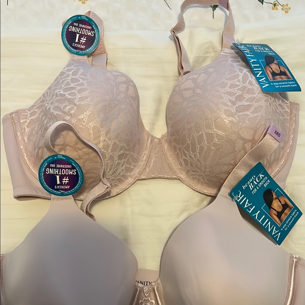 Vanity Fair Women's Lace Bra - Soft Pink